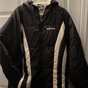 Long Adidas Vintage Winter Jacket
